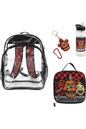 Five Nights At Freddys 5-Piece Backpack & Lunchbox Set With Water Bottle
