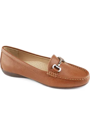 Marc Joseph New York Womens Carter Road Slip On Comfort Buckle Loafer