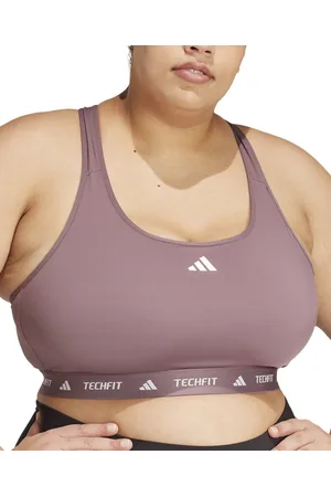 adidas Plus Size Techfit Racerback Sports Bra