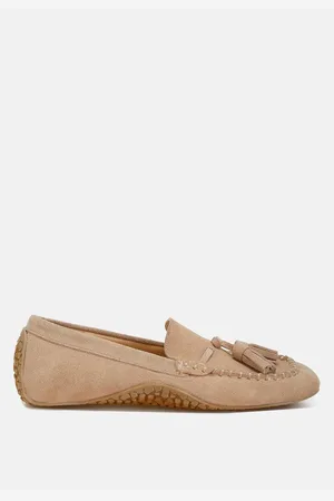RAG & CO Kipstar Suede Round Toe Tassel Loafers