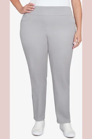 RUBY Plus Size Soft Hand Twill Bi-Stretch Pull-On Pants