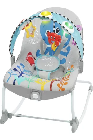 Baby Einstein Infant to Toddler Kick to It Opus Musical Rocker