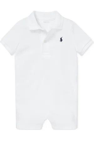 Ralph Lauren Baby Boys Cotton Short Sleeved Polo Shortall