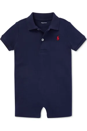 Ralph Lauren Baby Boys Cotton Short Sleeved Polo Shortall