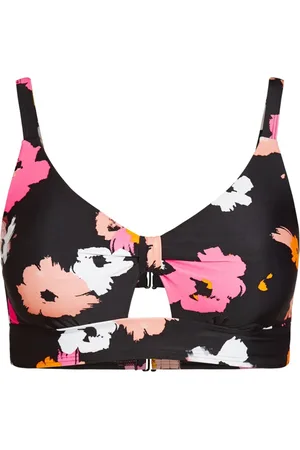 City Chic Plus Size Izzy Print Bikini Top