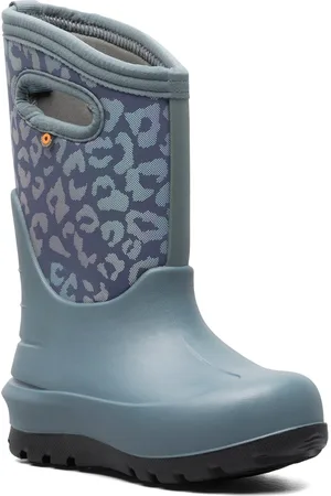 Bogs Girl Neo-Classic Metallic Leopard Boots