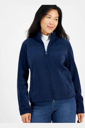 Style & Co Petite Polar Fleece Zip-Front Jacket, Created for Macy
