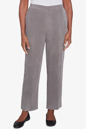 Alfred Dunner Petite Copenhagen Corduroy Average Length Pants