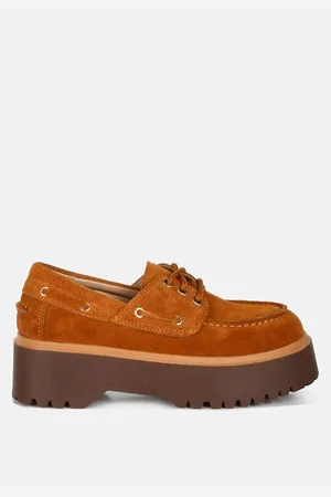 RAG & CO Cuckatoos Chunky Suede Oxford Loafers