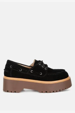 RAG & CO Cuckatoos Chunky Suede Oxford Loafers