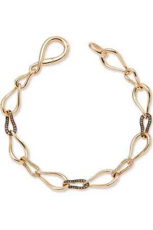 Le Vian Chocolate Diamond & Nude Diamond Interlocking Link Bracelet (3/8 ct. t.w.) in 14k Gold