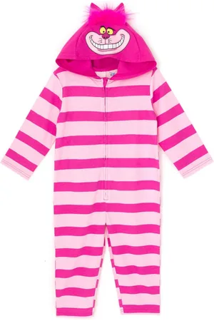Alice in Wonderland Toddler Boys Disney Cheshire Cat Zip Up Coverall Tail