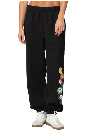 Edikted Womens Billiard Oversized Sweatpants