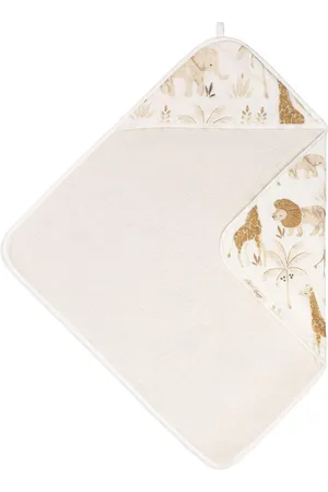 CRANE BABY Infants Safari Animal Kendi Hooded Towel
