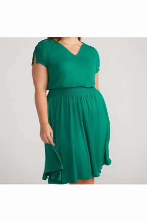 UNIVERSAL STANDARD Plus Size Minetta Liquid Jersey Dress