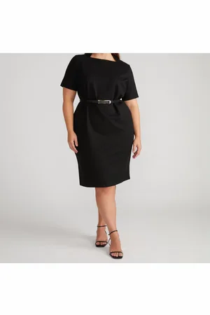 UNIVERSAL STANDARD Plus Size Envelope Neck Ponte Dress