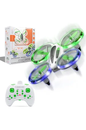 Sharper Image 2.4GHz Rc Glow Up Stunt Drone with Led Lights
