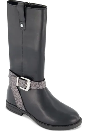 DKNY Little and Big Girls Emma Esmeralda Riding Boot