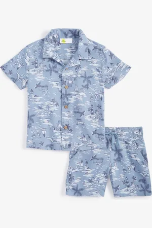 Epic Threads Toddler Boys Scenic Short Sleeve Shirt & Print Shorts Set, Created for Macy