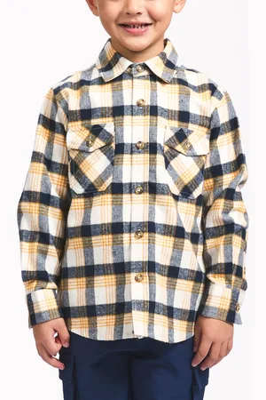 Sovereign Code Little Boys Soft Plaid Flannel Button-Up Shirt