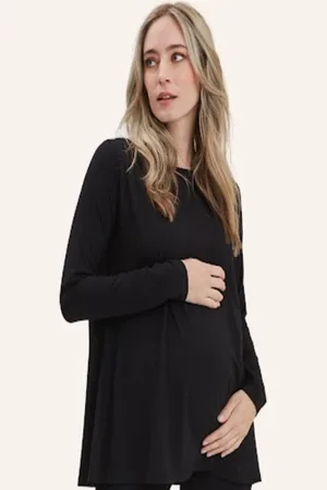 Nom Maternity Maternity Nicolette Boatneck Tee