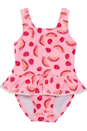 Snapper Rock Baby Girls Berry Sweet Skirt Swimsuit