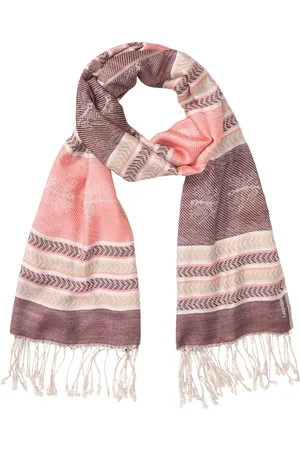 Olsen Multi-Pattern Scarf with Fringe