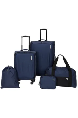 Sharper Image Travel Eva Molded 5 Piece Softside Luggage Set
