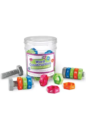 LEARNING RESOURCES Word Construction Set, 36 Pieces