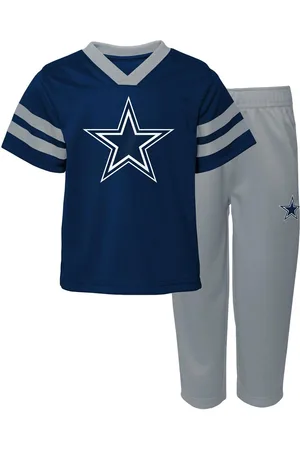 Outerstuff Toddler Navy/Heather Gray Dallas Cowboys Red Zone Jersey Pants Set - Navy, Heather Gray