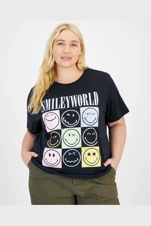 Grayson Threads, The Label Plus Size Smileyworld Graphic T-Shirt