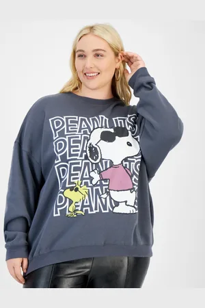 Grayson Threads, The Label Trendy Plus Size Peanuts Graphic Sweatshirt