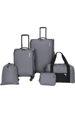 Sharper Image Travel Eva Molded 5 Piece Softside Luggage Set