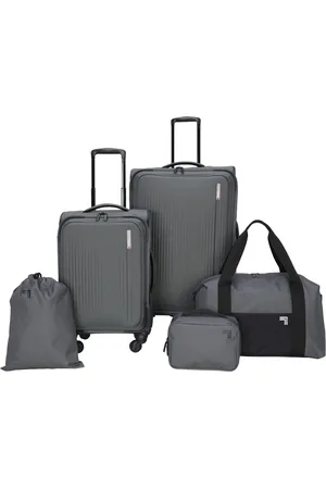 Sharper Image Travel Eva Molded 5 Piece Softside Luggage Set