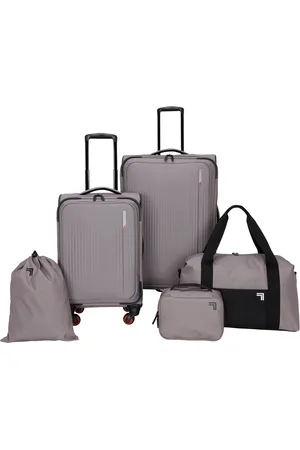 Sharper Image Travel Eva Molded 5 Piece Softside Luggage Set