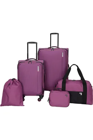 Sharper Image Travel Eva Molded 5 Piece Softside Luggage Set