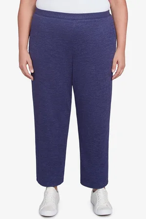 Alfred Dunner Plus Size French Quarter Soft Brushed Knit Short Length Pants