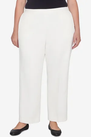 Alfred Dunner Plus Size Copenhagen Corduroy Short Length Pants