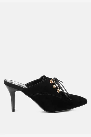 RAG & CO Miladi Suede Stiletto Mules