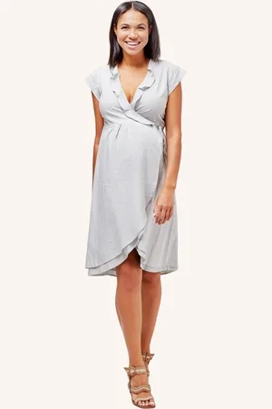 Nom Maternity Marina Wrap Dress
