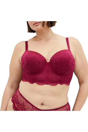 City Chic Plus Size Allure Demi Longline Bra