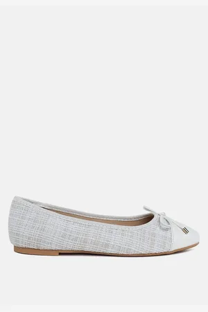 London Rag Junpey Plaid Tweed Ballet Flats
