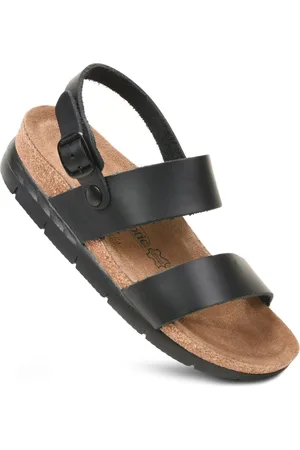 Aerothotic Tori Casual Non-Slip Comfy Leather Platform Sandals