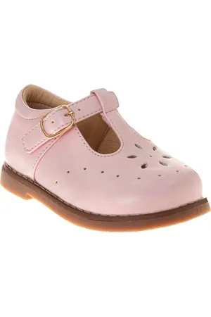 Josmo Infant Slip-Resistant Flat T-Strap Shoes