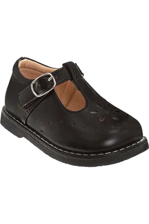 Josmo Infant Slip-Resistant Flat T-Strap Shoes