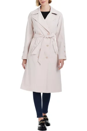 Kate Spade Women s Long Double-Breasted Trench Coat