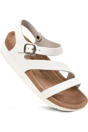 Aerothotic Ares Comfortable Memory Foam Leather Platform Sandals with Arch Support