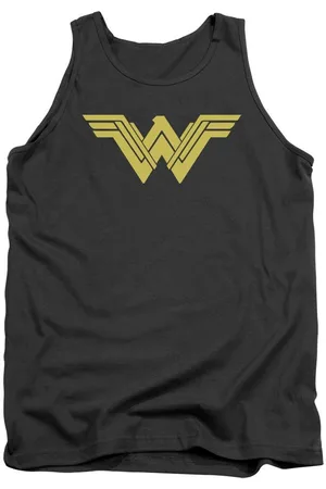 Batman Mens Clean Line Logo Adult Tank Top