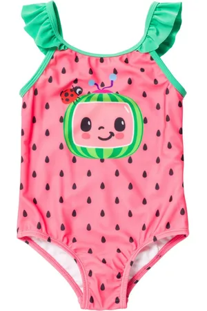 Cocomelon Baby Girls Tomtom Yoyo Jj One Piece Bathing Suit