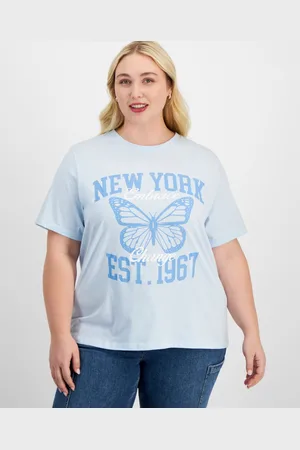 Grayson Threads, The Label Trendy Plus Size New York Butterfly T-Shirt